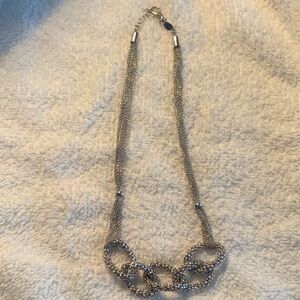 Nomination Sterling Silver 12 Strand & 5 Link Pendant Necklace 17”